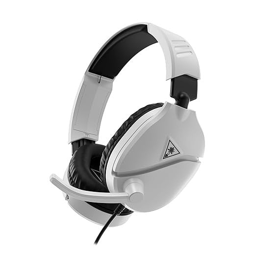 TURTLE BEACH Recon 70 Playstation Casque Gaming Filaire (Prise 3.5mm) - Micro Muet par Basculement - PC, PS5, Switch 2 & Xbox Series X|S - Blanc