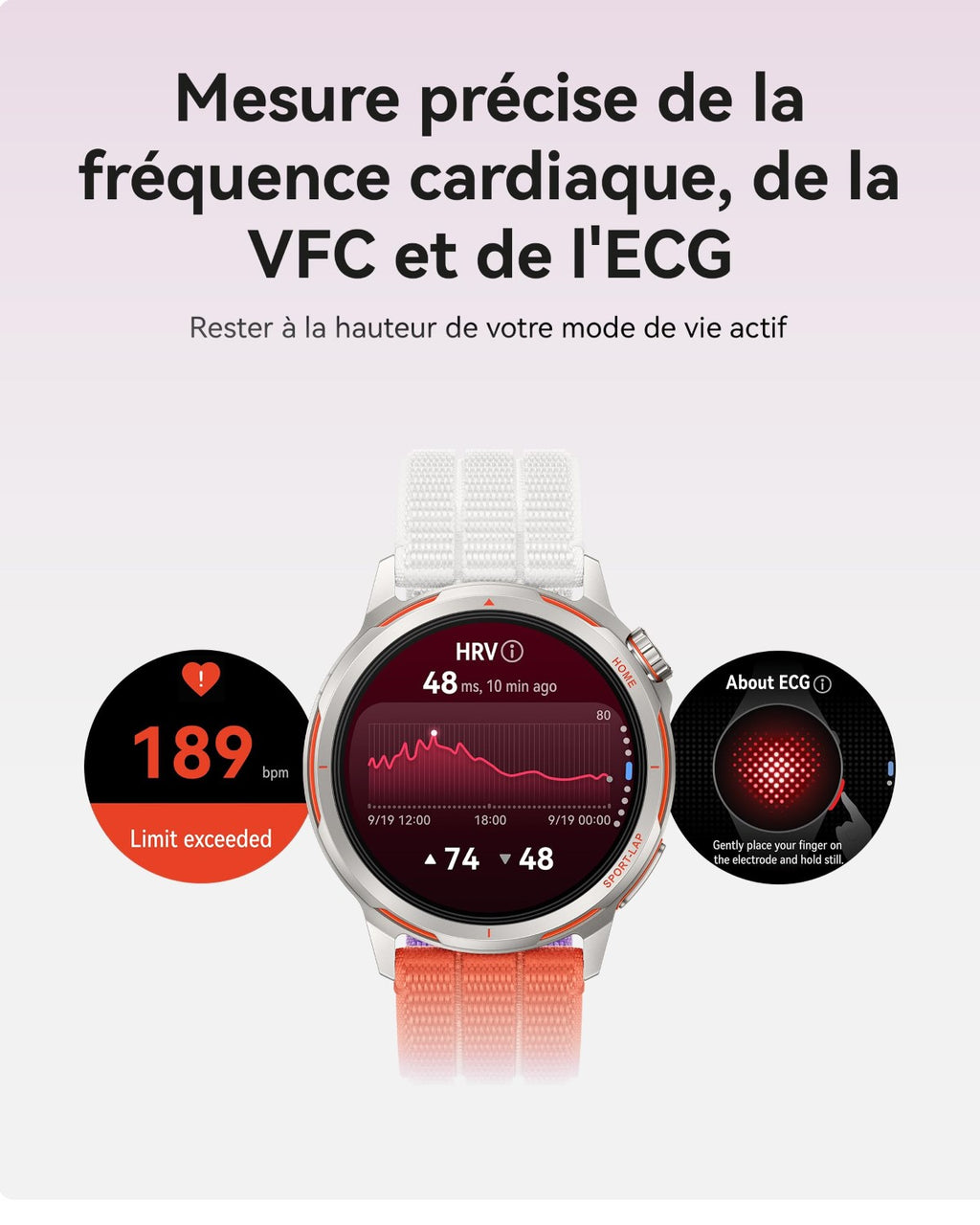 Huawei Montre Connectée GT Runner 2 Bleu Crépusculaire