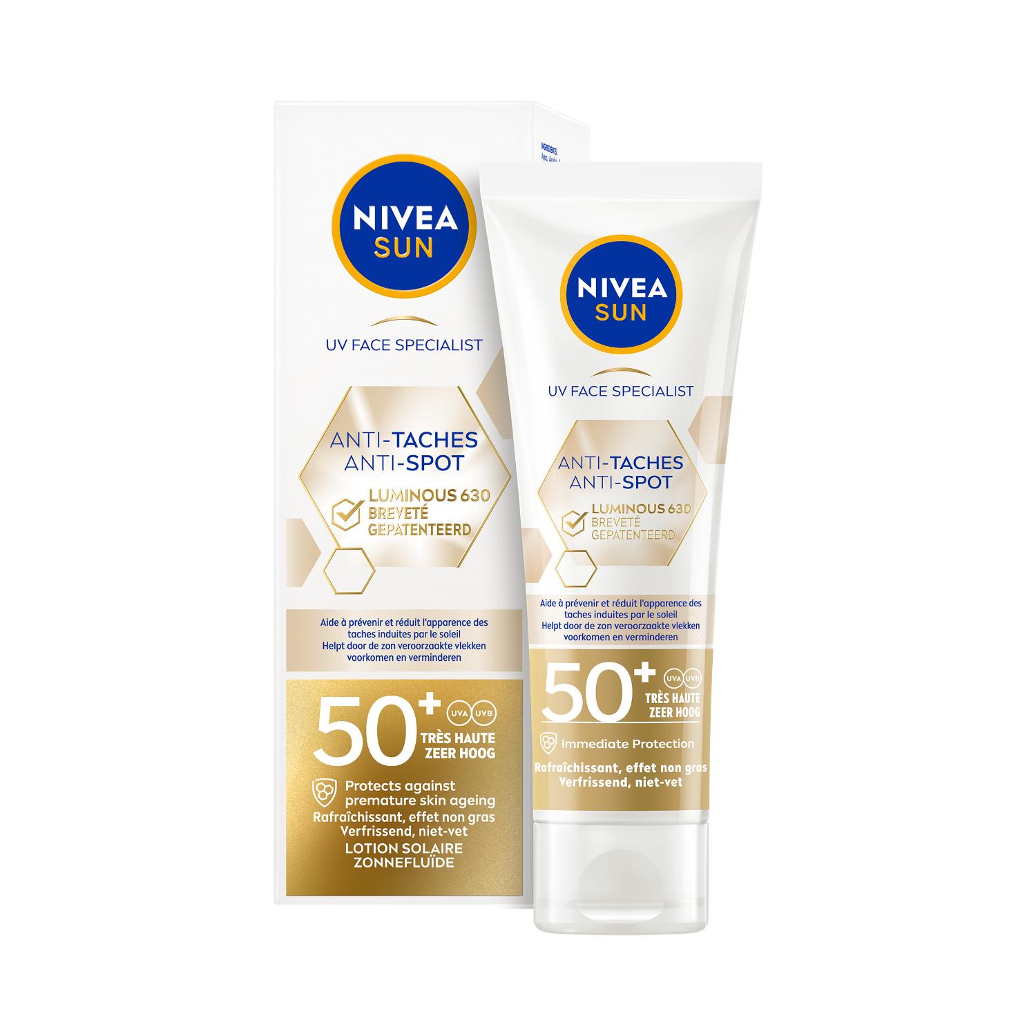 NIVEA SUN Luminous 630 Crème solaire fluide anti-taches SPF 50+ - 40 ml
