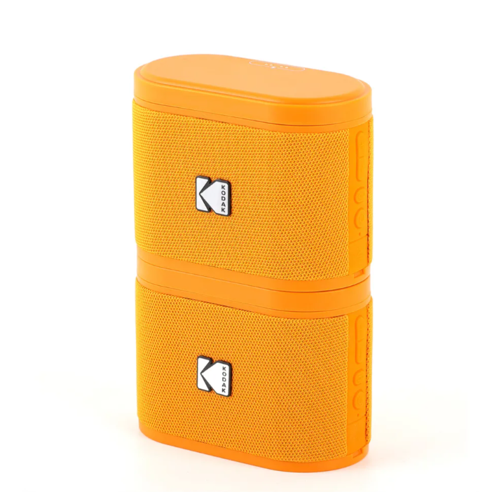Kodak Soundbrix lot de 2 enceintes Bluetooth orange