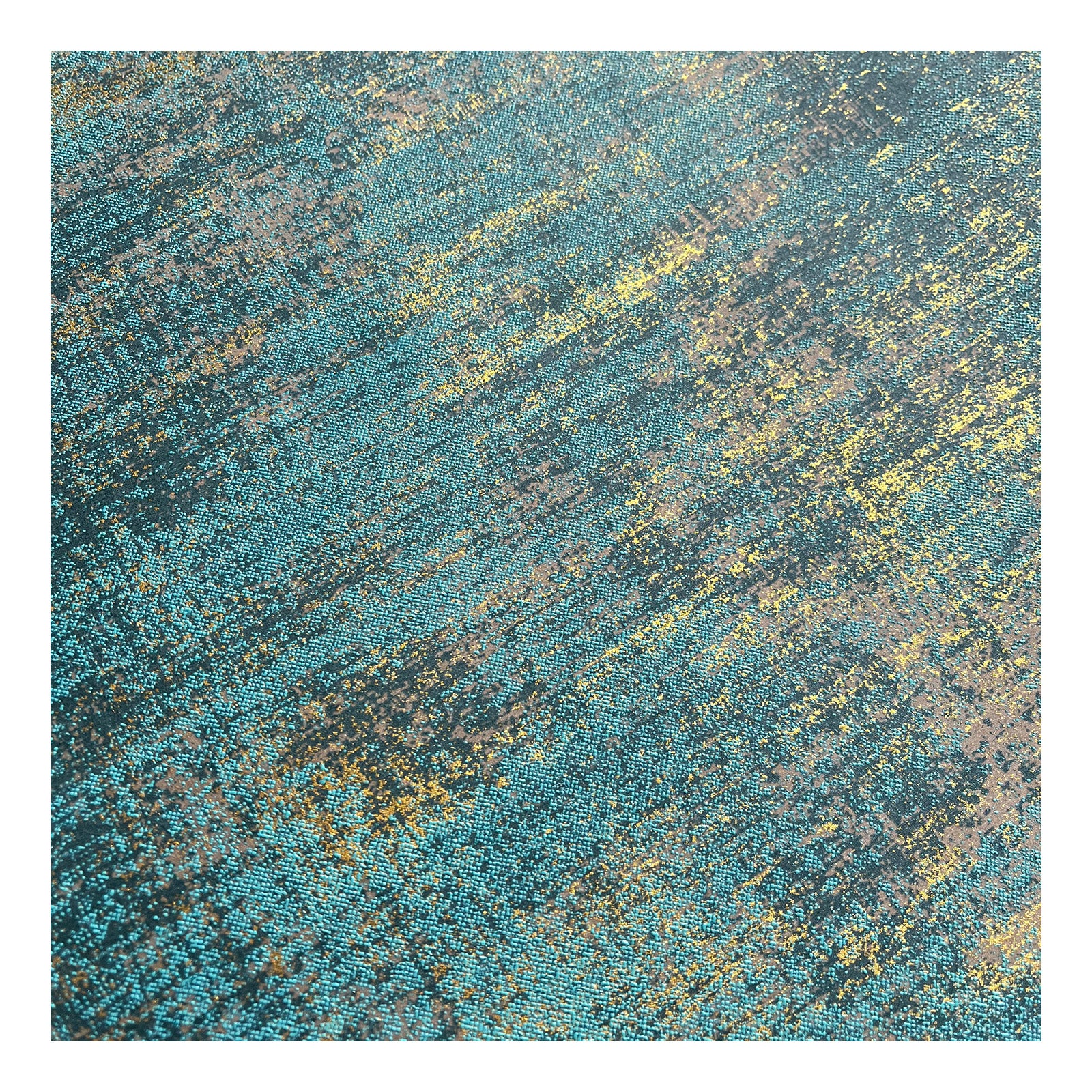 Murgall Papier peint non adhésif style industriel bleu 44x600 cm 1 rouleau