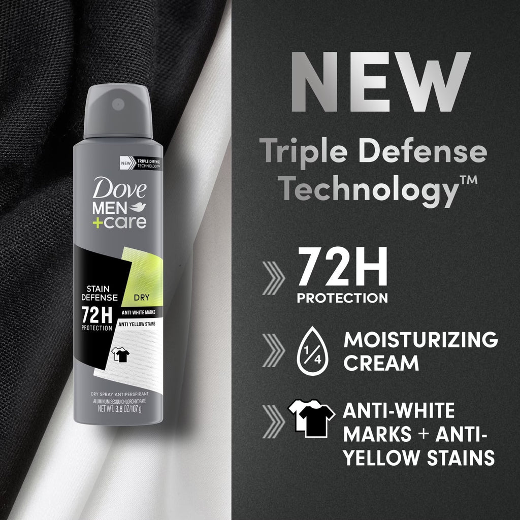 DOVE Men+Care Déodorant spray fraîcheur invisible avancée - 150 ml