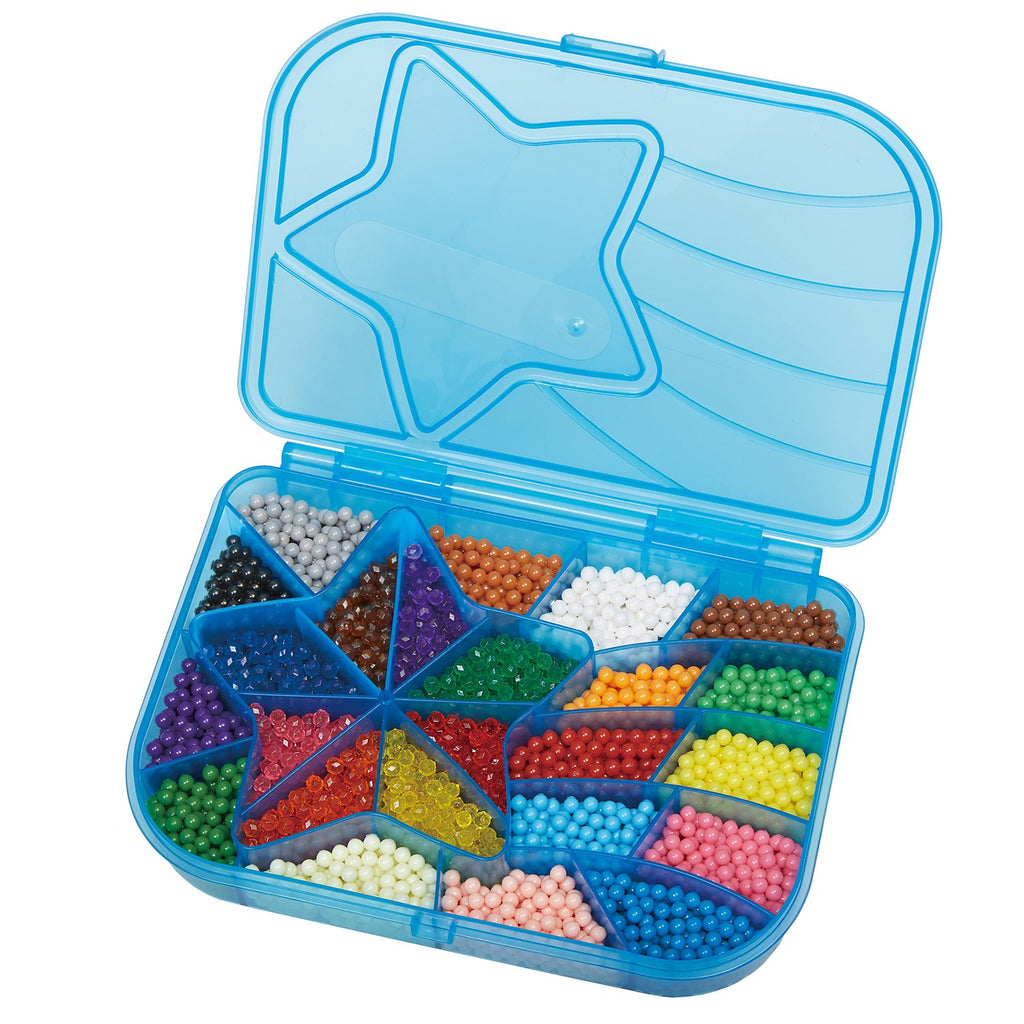 Aquabeads Pack de Recharge Méga avec Étui de Rangement, Plus de 2400 Perles à Fusionner à l'Eau