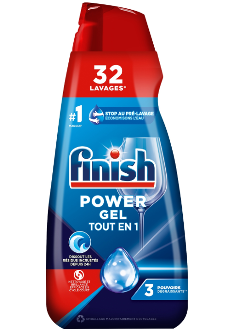 FINISH Gel lave-vaisselle sans parfum 650 ml