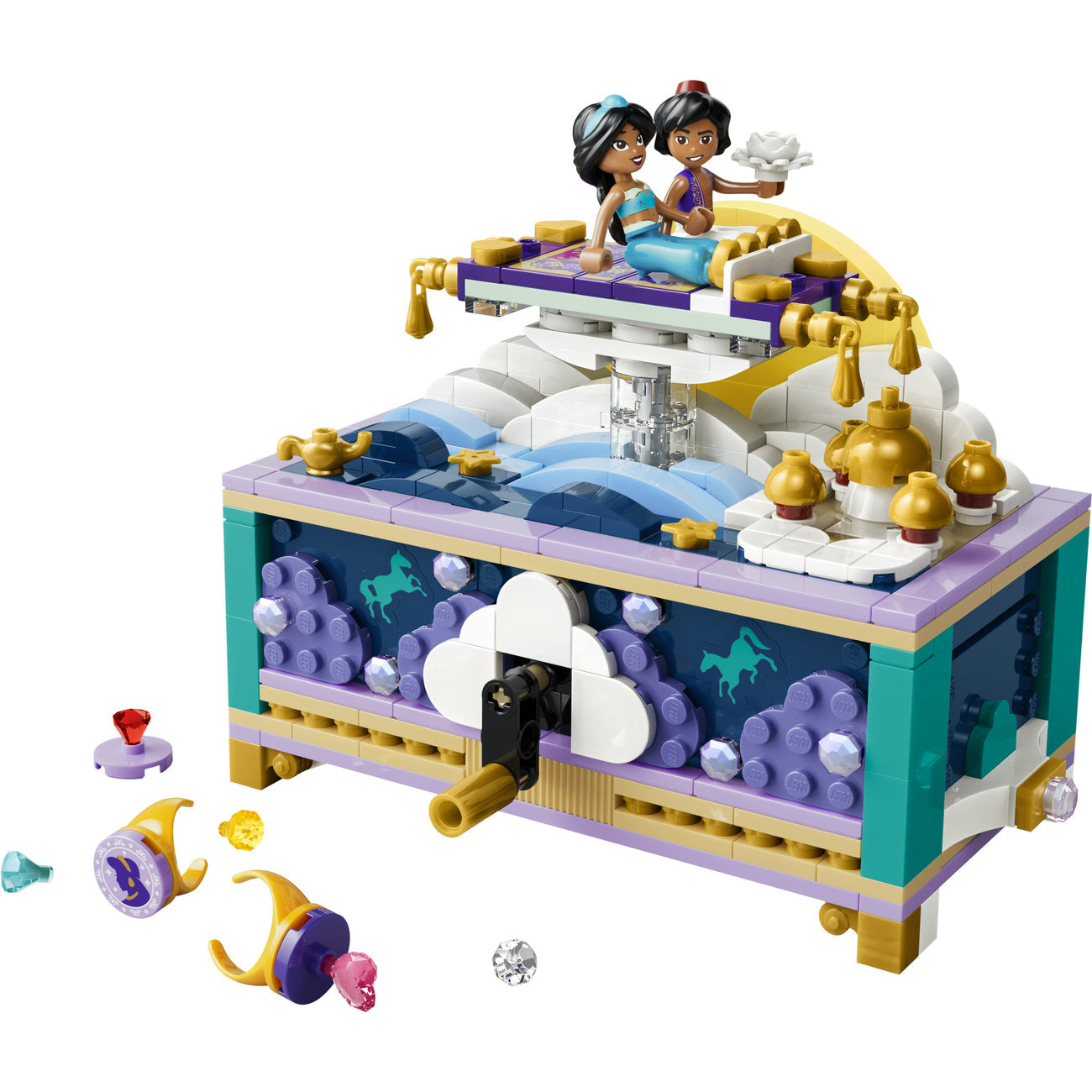 LEGO Disney Princess 43295 La boîte à bijoux de Jasmine