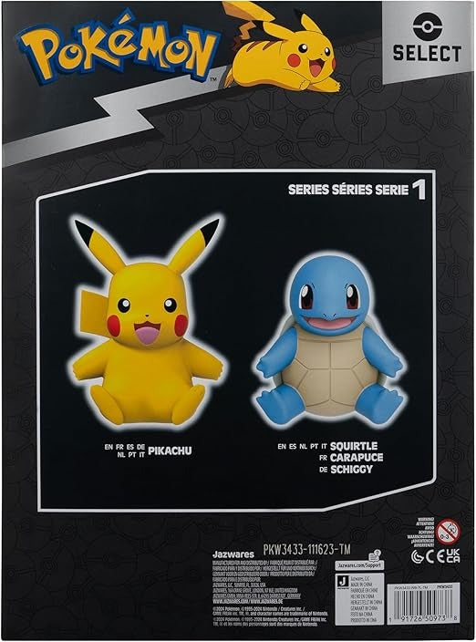 Pokémon Select Pikachu Figurine en Vinyle 4 Pouces par Jazwares (PKW2388 / 10,2 cm)