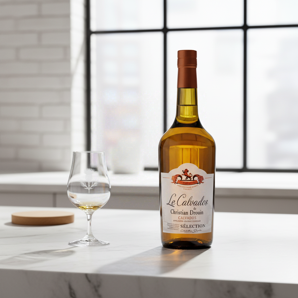 CHRISTIAN DROUIN - Le Calvados Sélection - Origine : France/Normandie - 40% Alcool - Notes de Pommes & d'Epices - A déguster pur, sur glace ou en cocktail gourmand - 70 cl