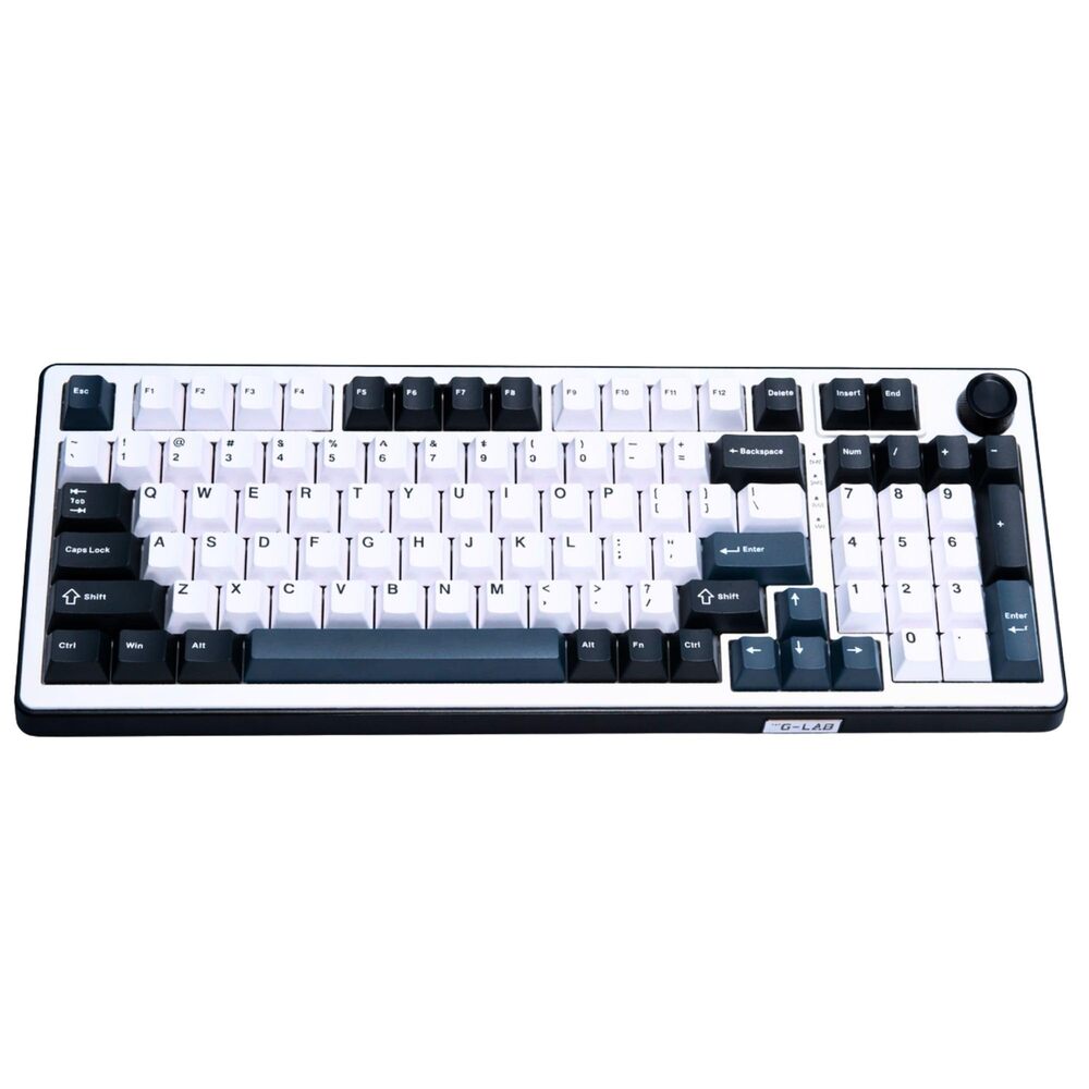 THE G-LAB KEYZ ELITE 400 HE Gaming Clavier Switch Magnétique Filaire RGB 96 % - QWERTY - Bleu/Blanc
