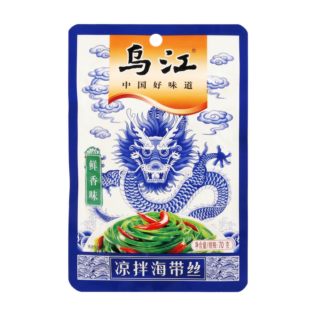 Wujiang Salade de lanières d'algues Fraîche et parfumée 70g