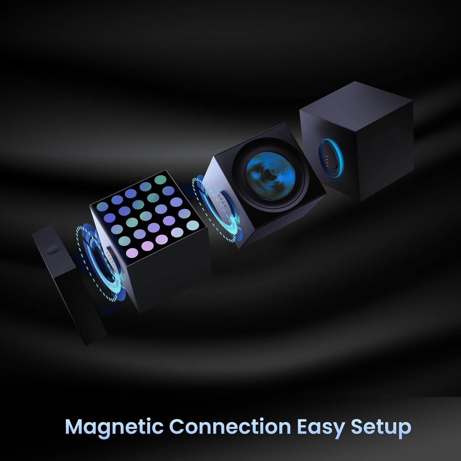 Yeelight Cube lampe connectée - Cube lumineux gaming Matrix - Pack d’extension