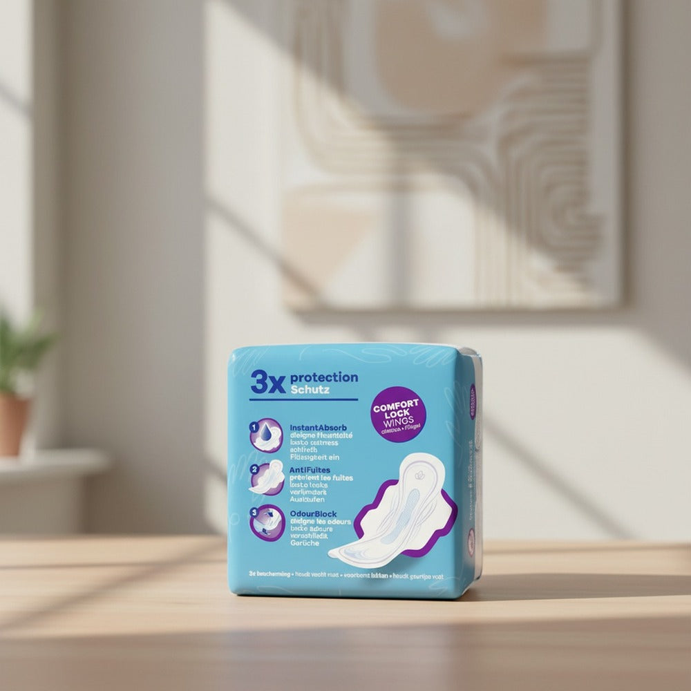 Always Ultra Serviettes Hygiéniques Avec Ailettes Pour Flux Moyen Taille 2 Long 24 Unités (2 Paquets De 12)
