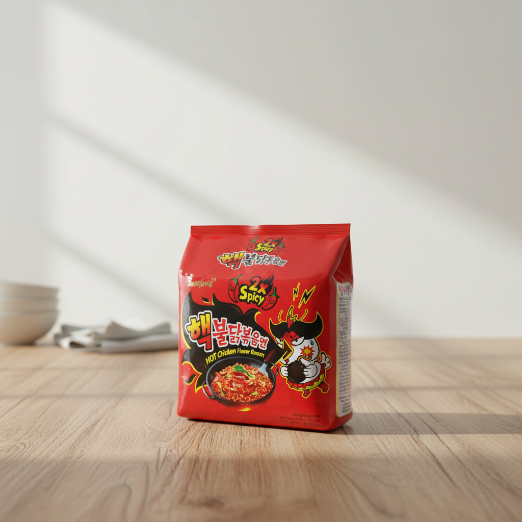 Samyang Nouilles instantanées au poulet doublement épicé - 5 x 140 g