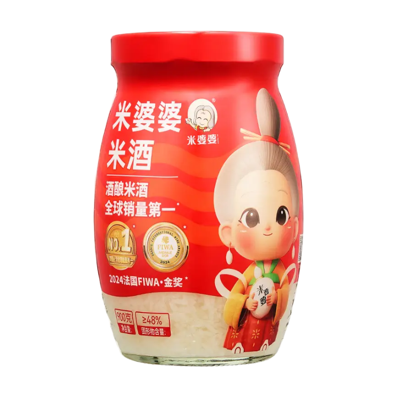 Mi Popo Vin de riz gluant sucré, 900 g en bouteille 1,2 % Alc.