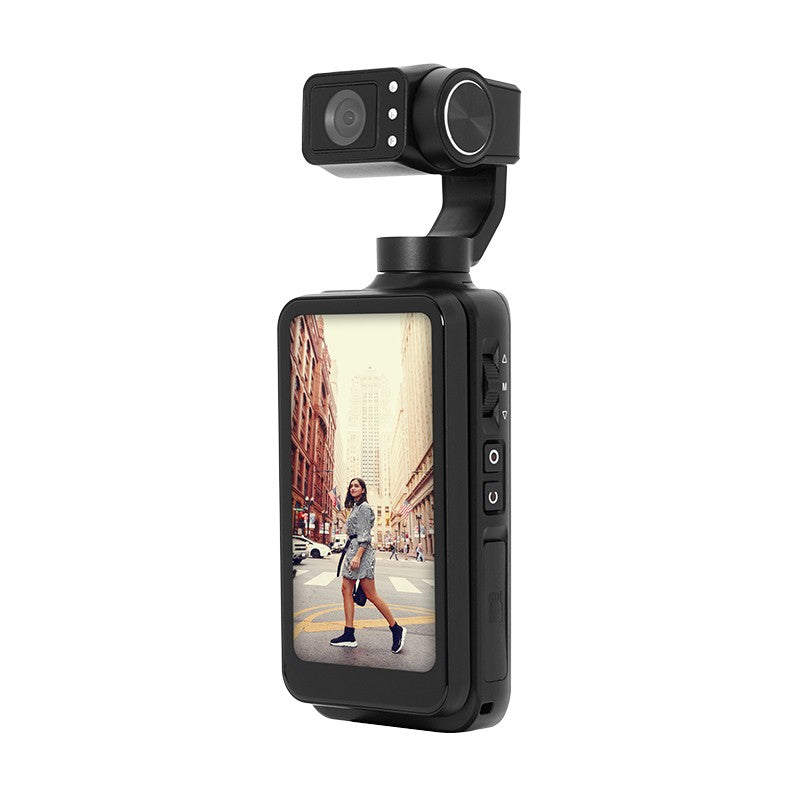 AGFAPHOTO Stabilisateur de caméra photo avec vidéo 5K, 3 axes et grand angle 120 °