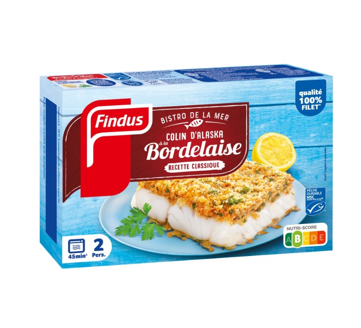Findus Cabillaud d'Alaska, façon Bordeaux, 380 g