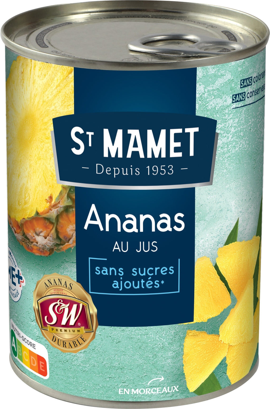 SAINT MAMET ananas tranches 3/4