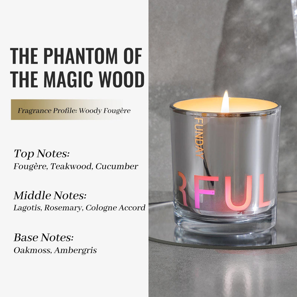 Zooly Colorful Bougie parfumée senteur Enchanted Wood Phantom - 150 g
