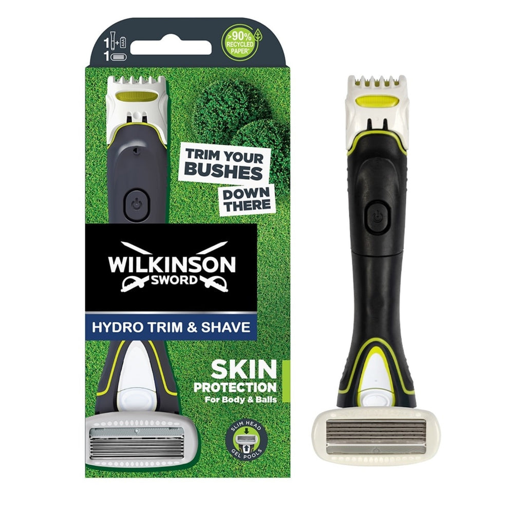 Wilkinson Sword The Body Trimmer - Rasoir et Tondeuse Corps 2-en-1 - pour Homme - 1 Unité