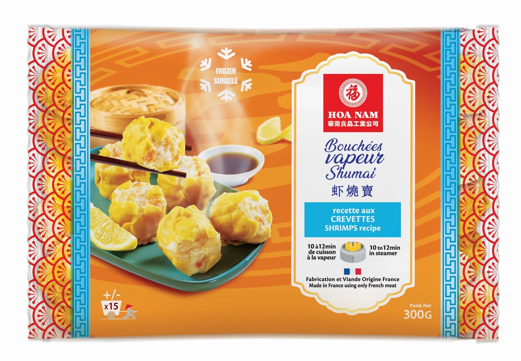 Hoa Nam Bouchées aux crevettes Ha Siu Mai - Environ 15 pièces 300 g