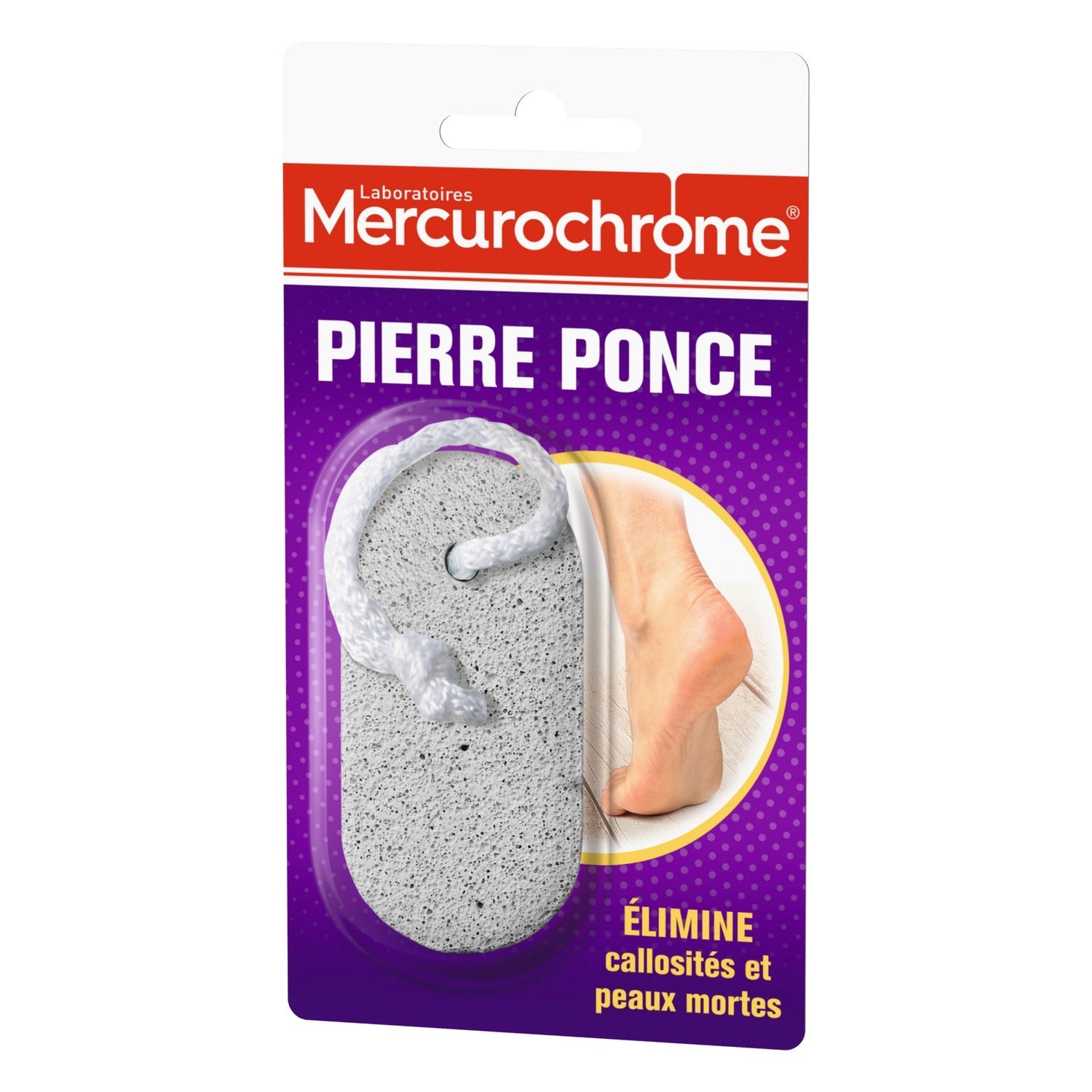 MERCUROCHROME Pierre ponce Elimine les Callosités X1