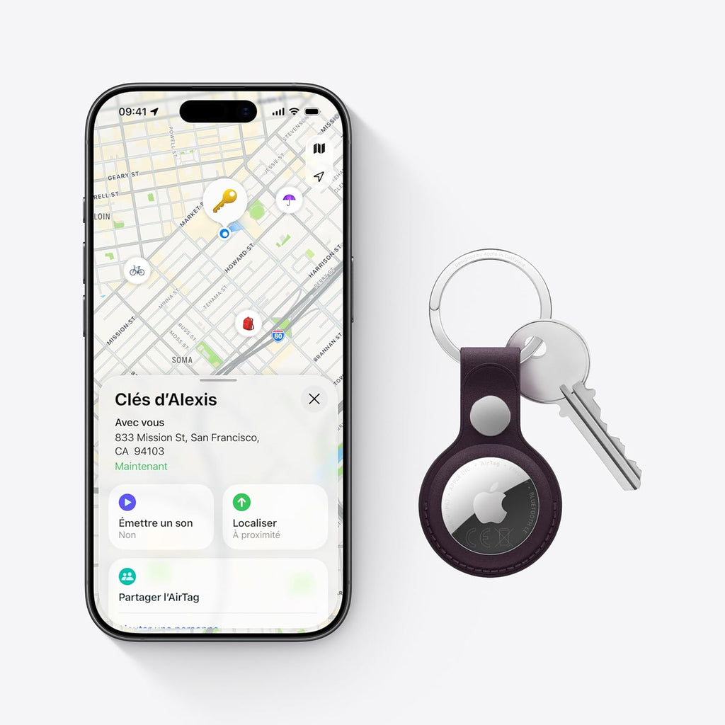 Apple AirTags Traceurs anti-perte, Lot de 4