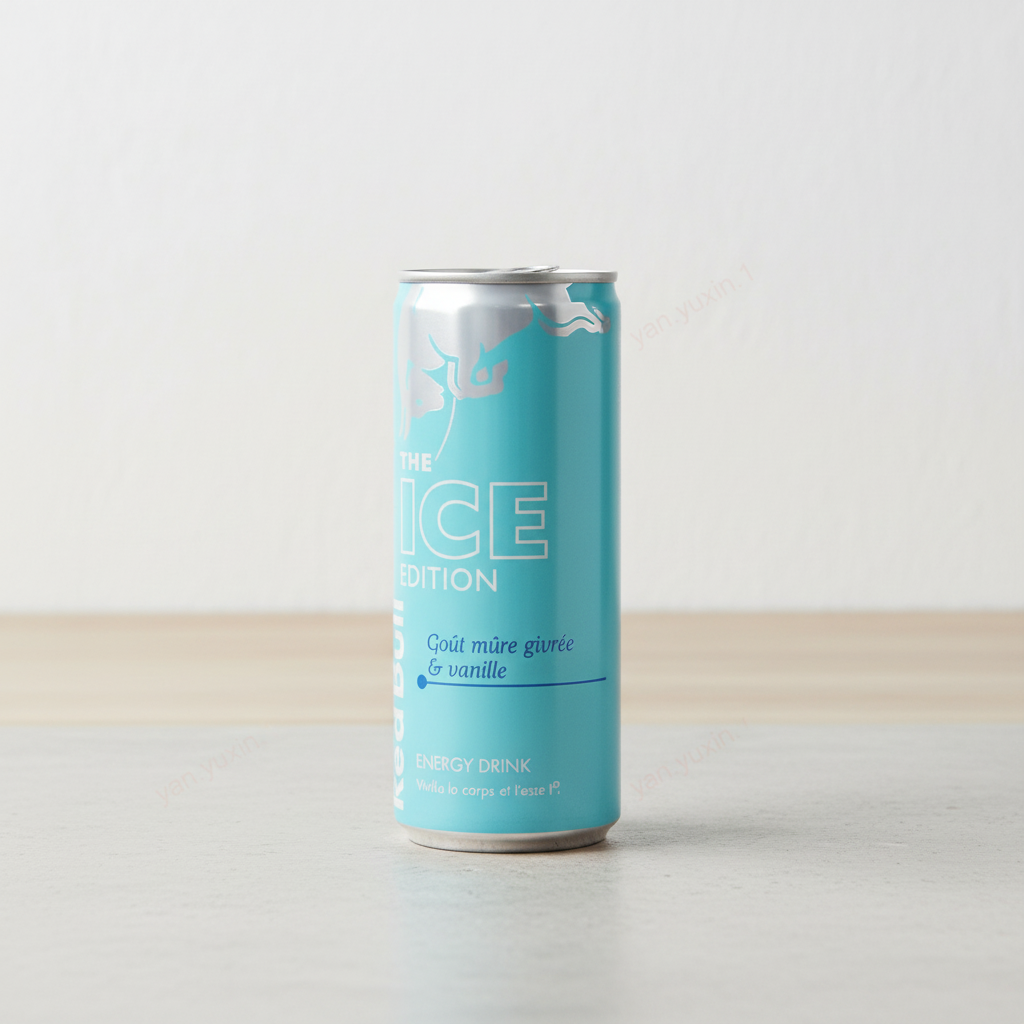 Red Bull Boisson énergisante saveur mûre givrée et vanille - 24 x 25 cl