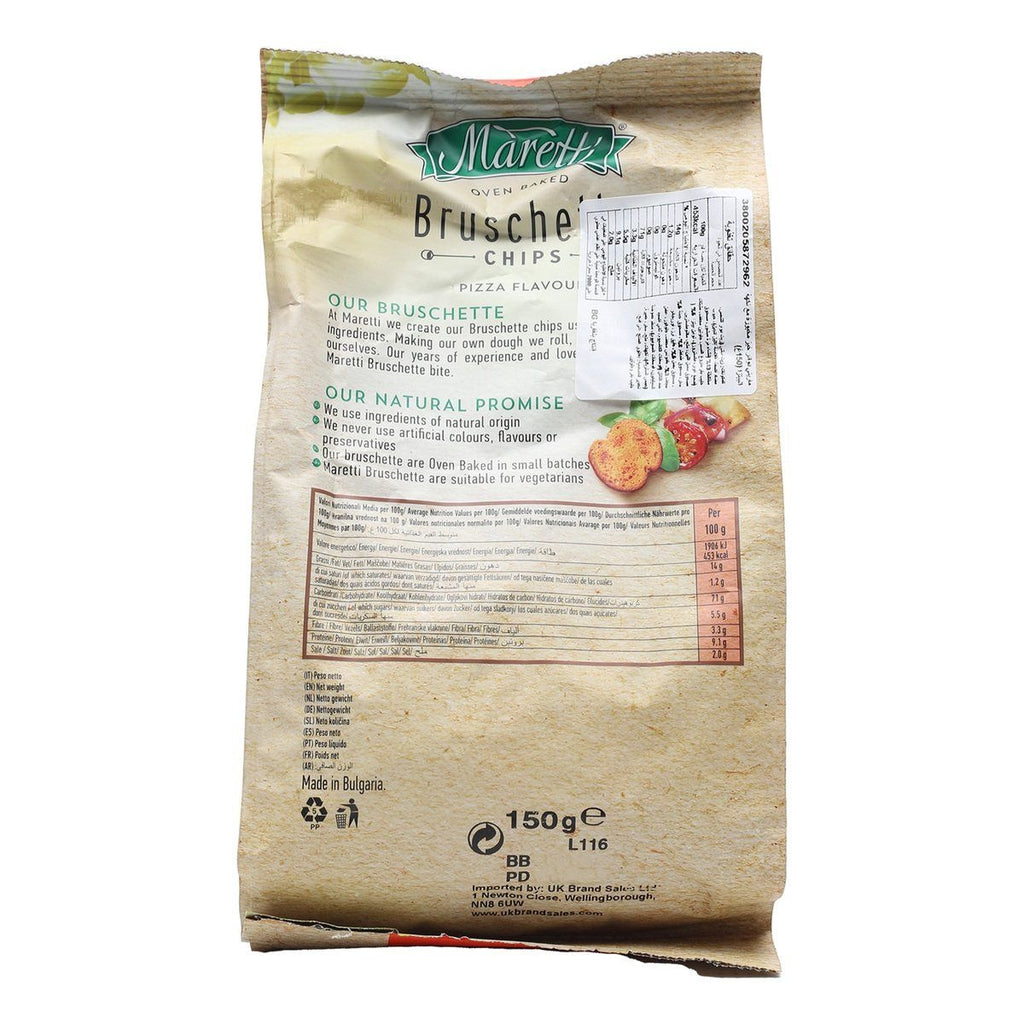 Maretti Chips Bruschette Saveur Pizza, 150 g