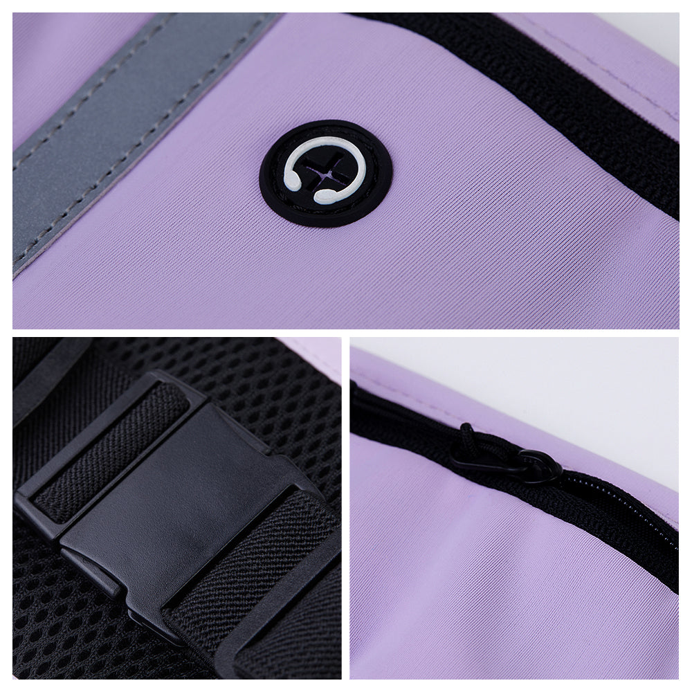 PELLIOT Sac banane Unisexe Sport Extérieur Mains Libres Pratique – Léger et durable, Violet lilas