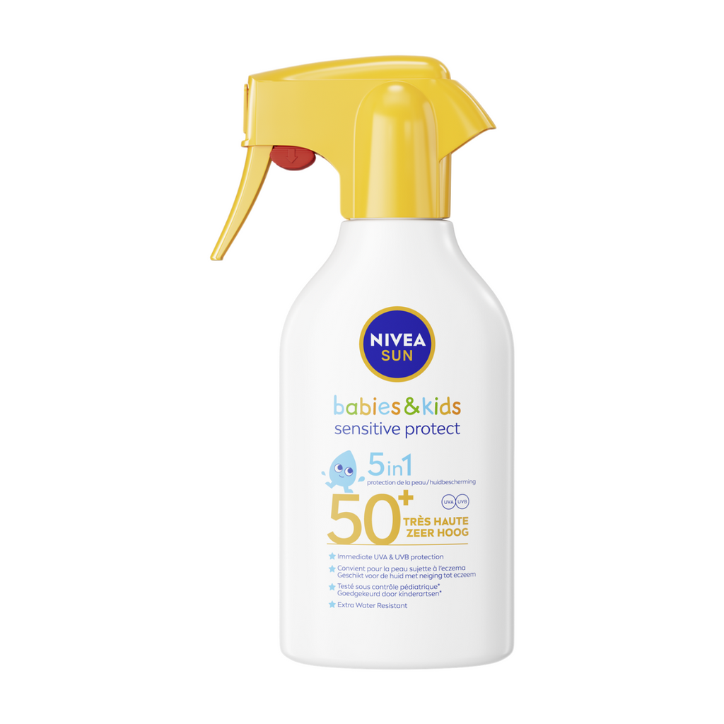 NIVEA SUN Sensitive Bébés & Enfants Spray de protection solaire SPF 50+ - 250 ml