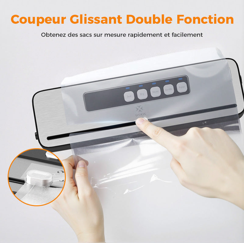 WOOX Appareil de mise sous vide avec sacs sous vide