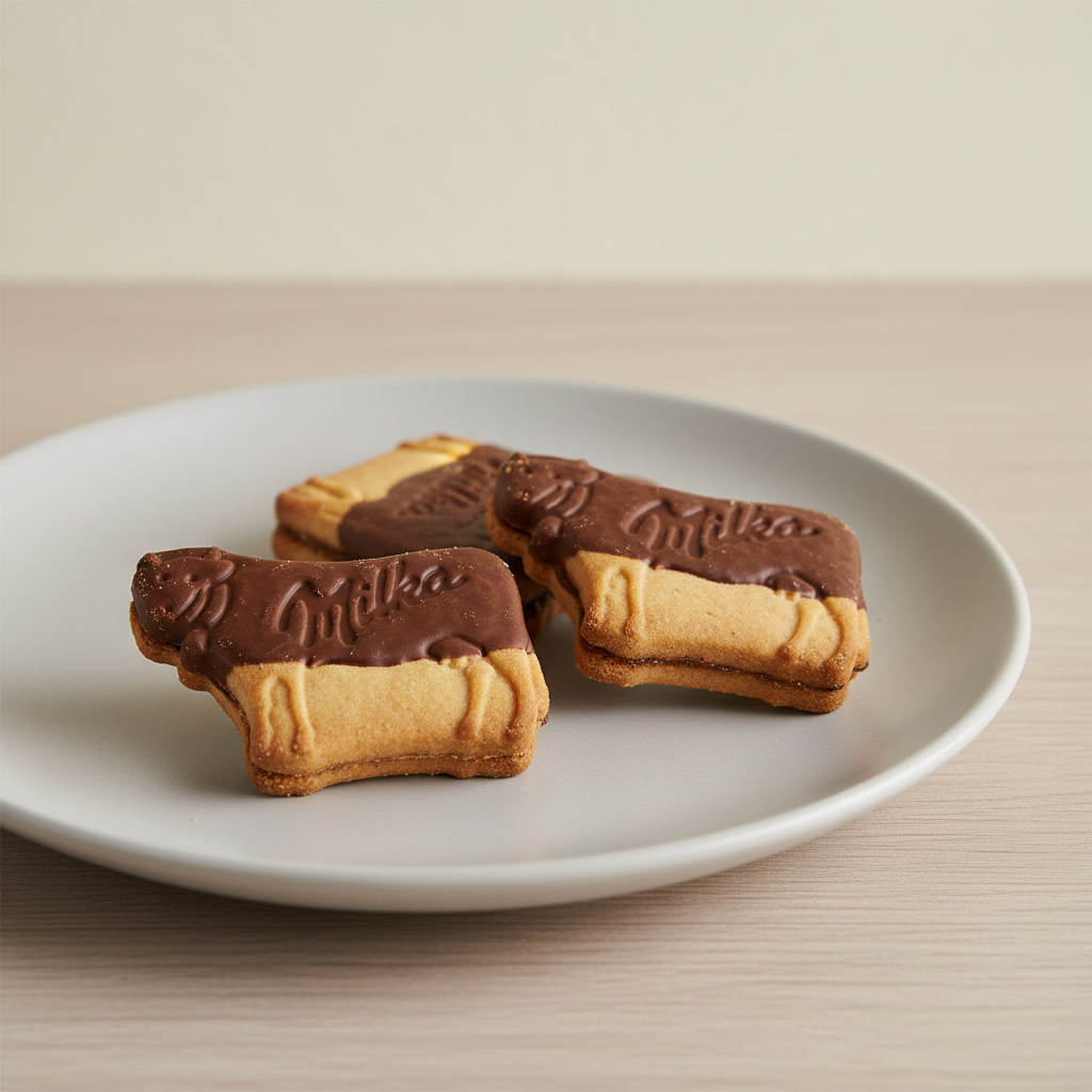 MILKA Biscuits nappés au chocolat au lait Choco Moo - 200 g