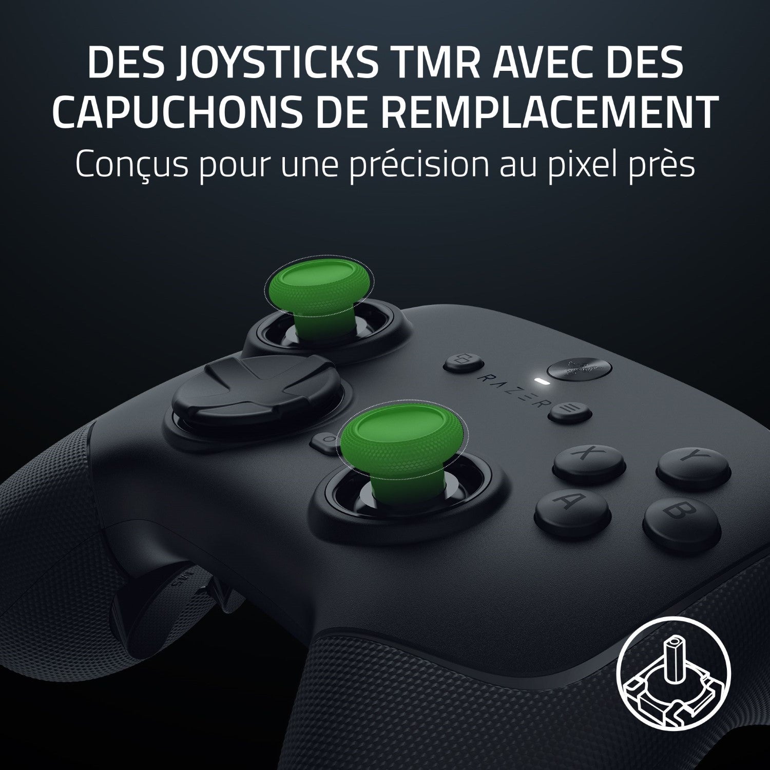 Razer Wolverine V3 Pro 8K Manette eSport sans fil pour PC
