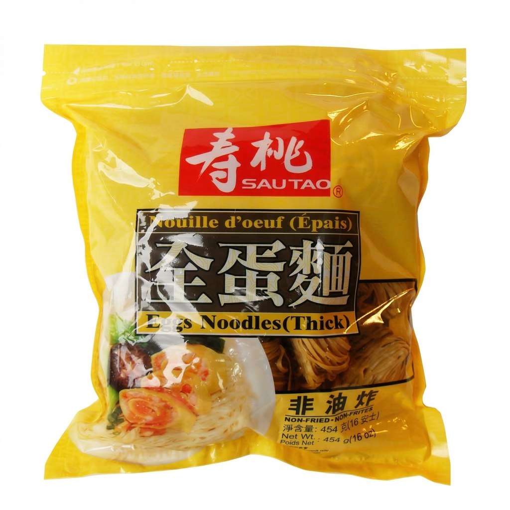 Sau Tao Boulettes de nouilles grossières Shoutao en sachet 454 g