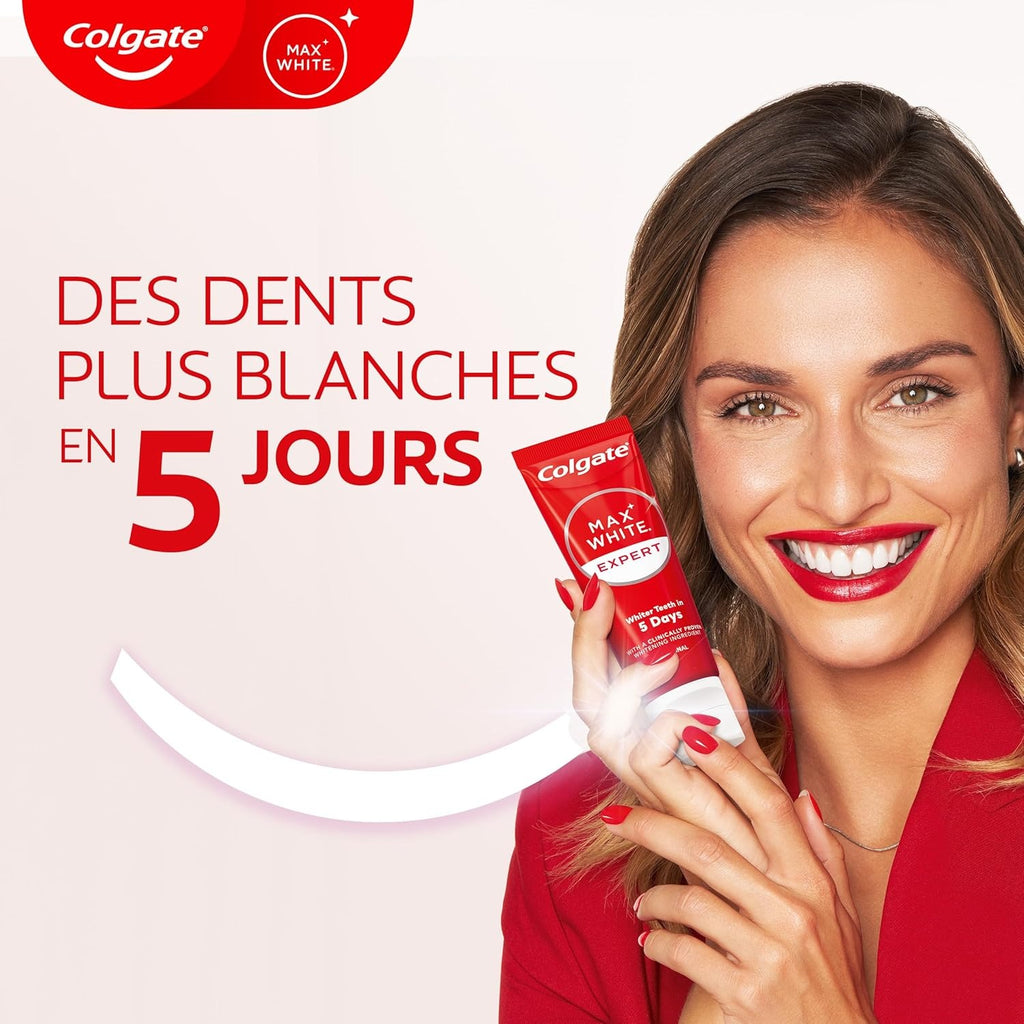 COLGATE Max white dentifrice expert protection sensibilité - 75 ml