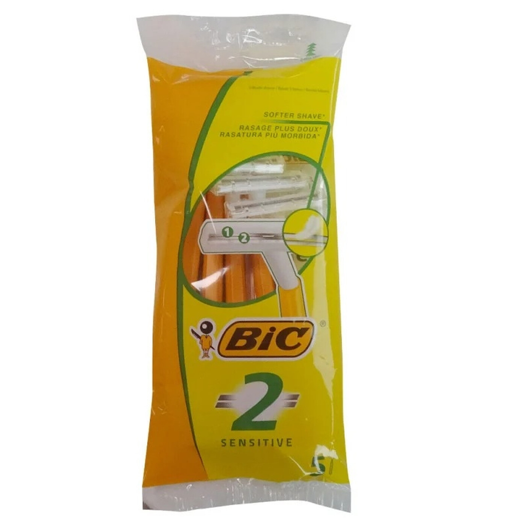 BIC 2 Sensitive Rasoirs jetables - 5 pièces