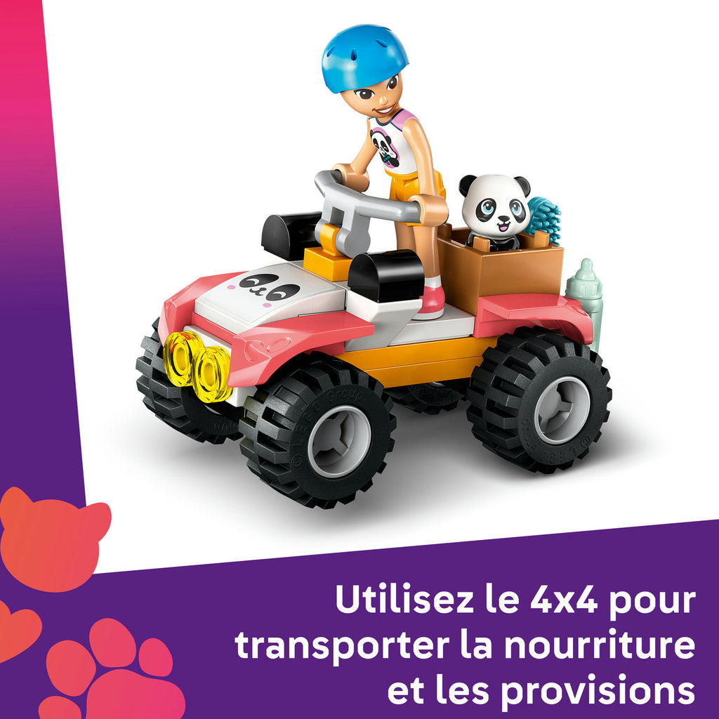LEGO Friends 42648 Soins aux animaux au sanctuaire des pandas