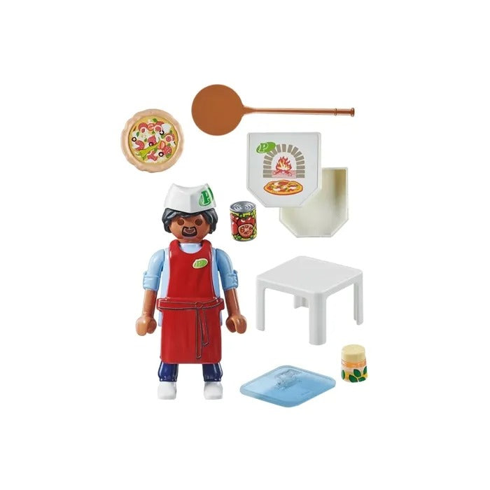 PLAYMOBIL Special Plus Set Chef de Pizza (MPN : 71161)