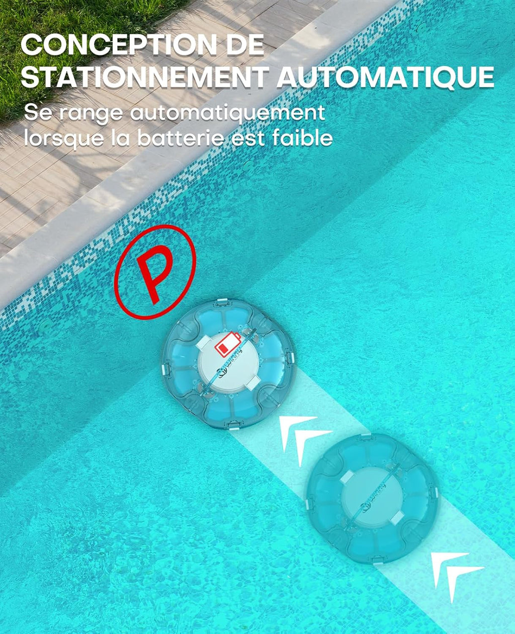 WYBOT WINNY 200 Autonomie de 75 min double filtration