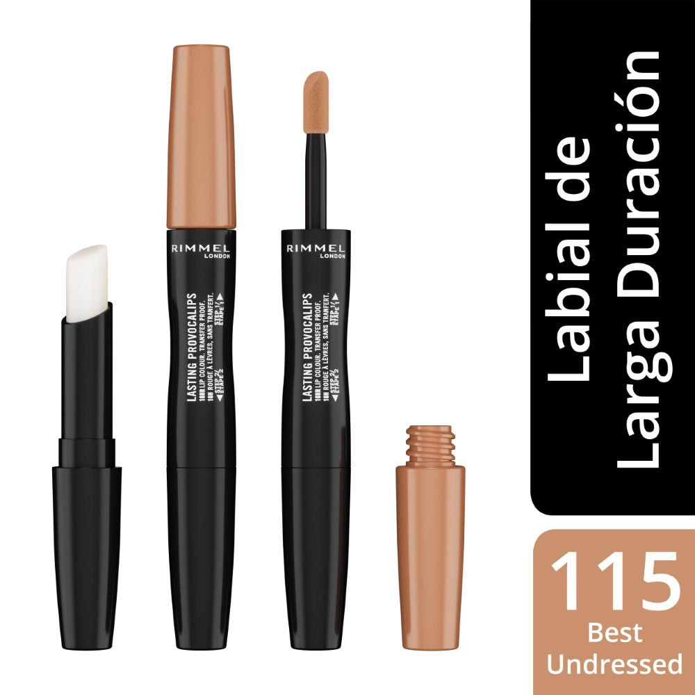 Rimmel Provocalips rouge à lèvres liquide double embout longue tenue, teinte 115, 3,5 g