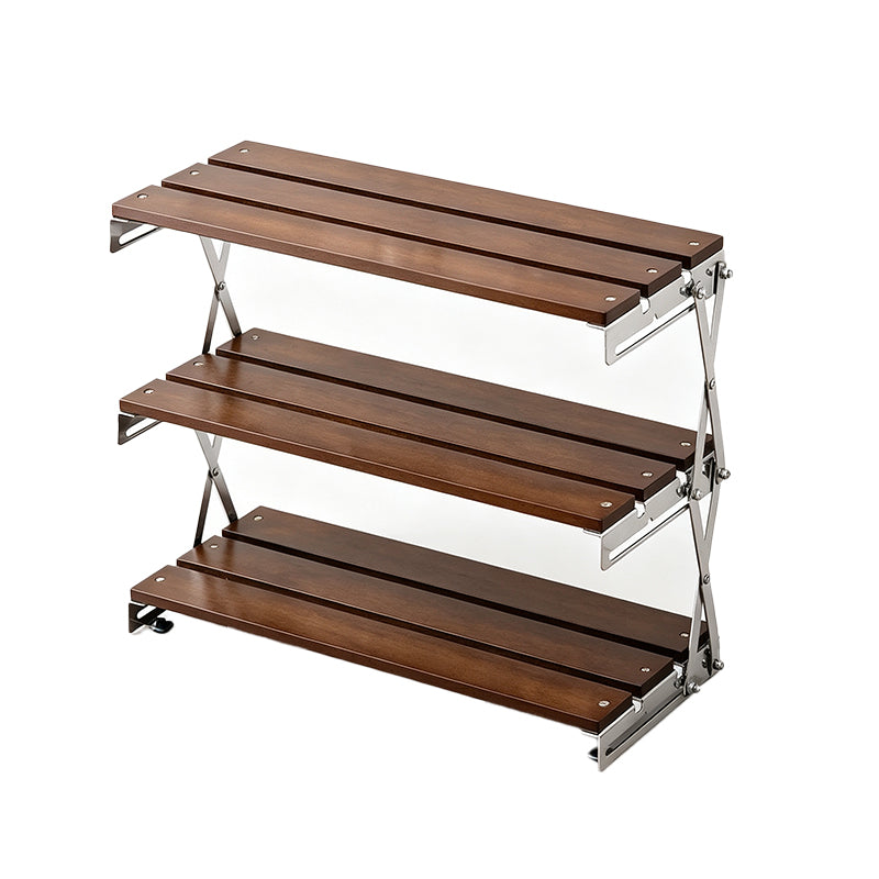 JORDAN&JUDY Étagère de rangement de bureau pliable à 3 niveaux, pour tasses et présentoir