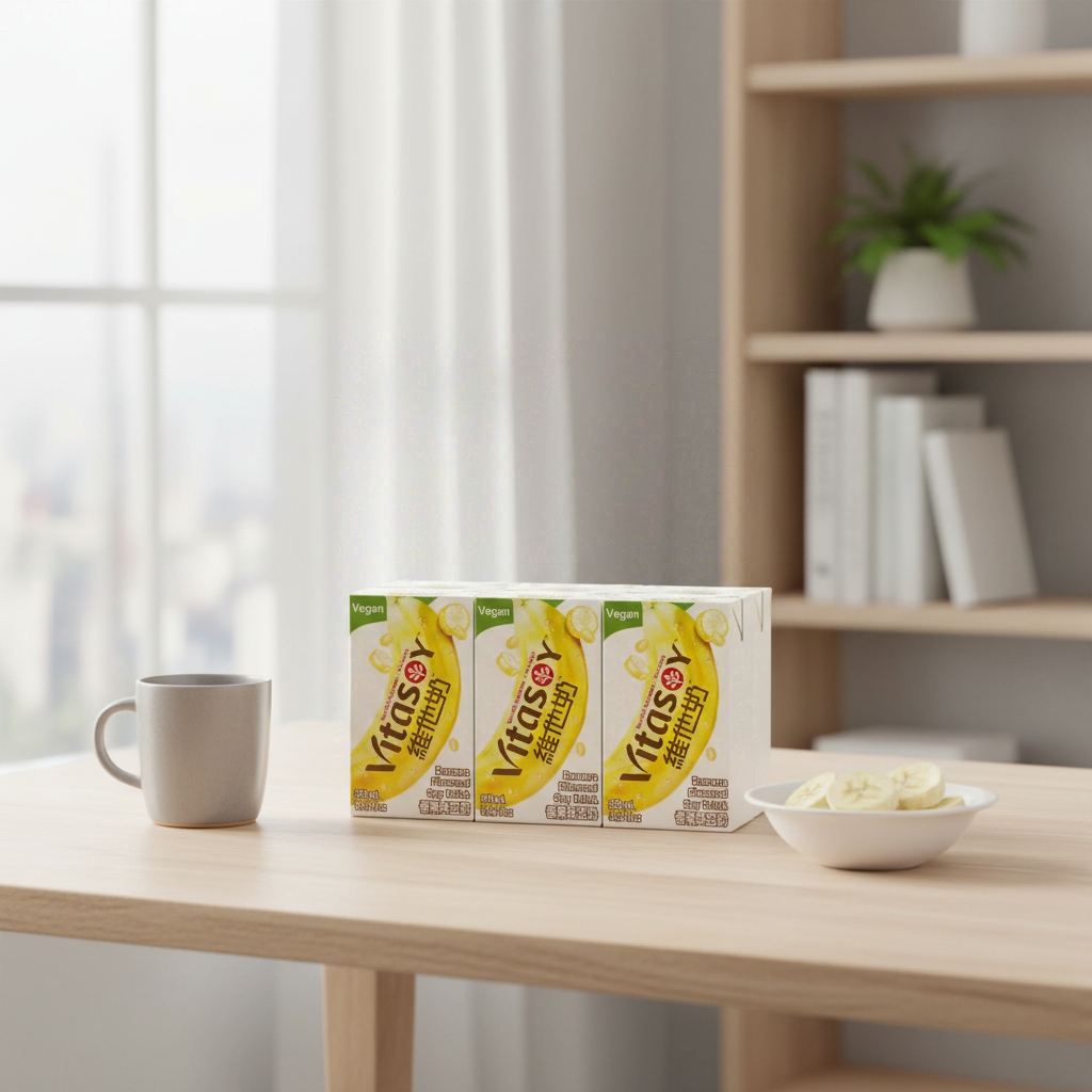 Vitasoy Boisson au soja saveur banane 6 x 250 ml