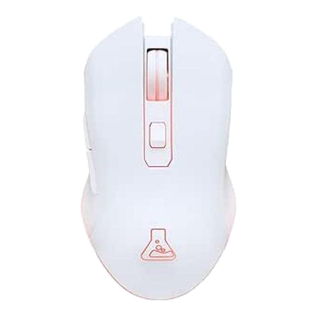 THE G-LAB KULT-HELIUM Souris Gaming sans Fil - 6400 DPI, 6 Boutons - Blanc