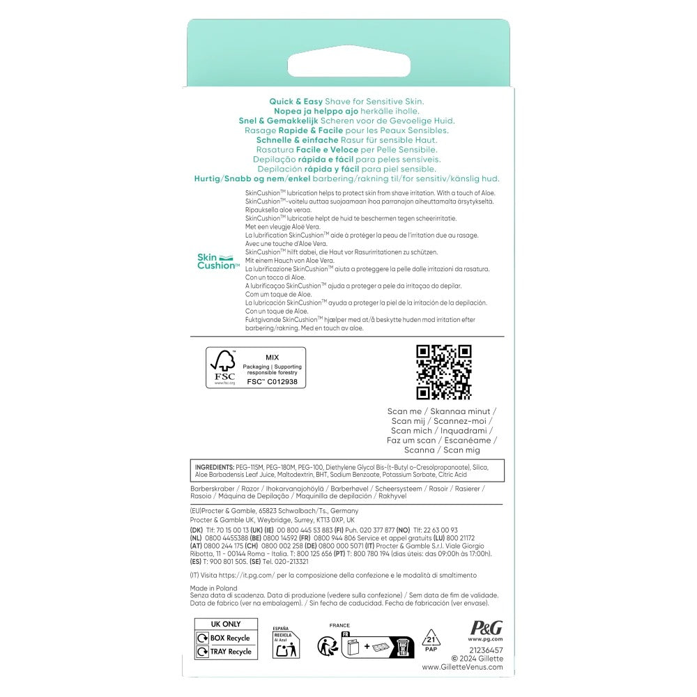 Venus Lame de rasoir Venus Smooth + 1 recharge