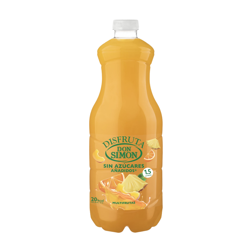 Don Simon DISFRUTA Nectar multifruits sans sucres ajoutés PET 1,5 L