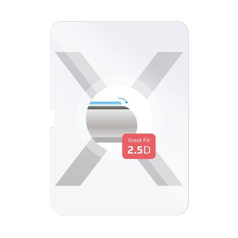 FIXED Protection d’écran en verre trempé 2,5D pour Apple iPad 10,9 pouces (2022)/iPad 11 pouces (2025)