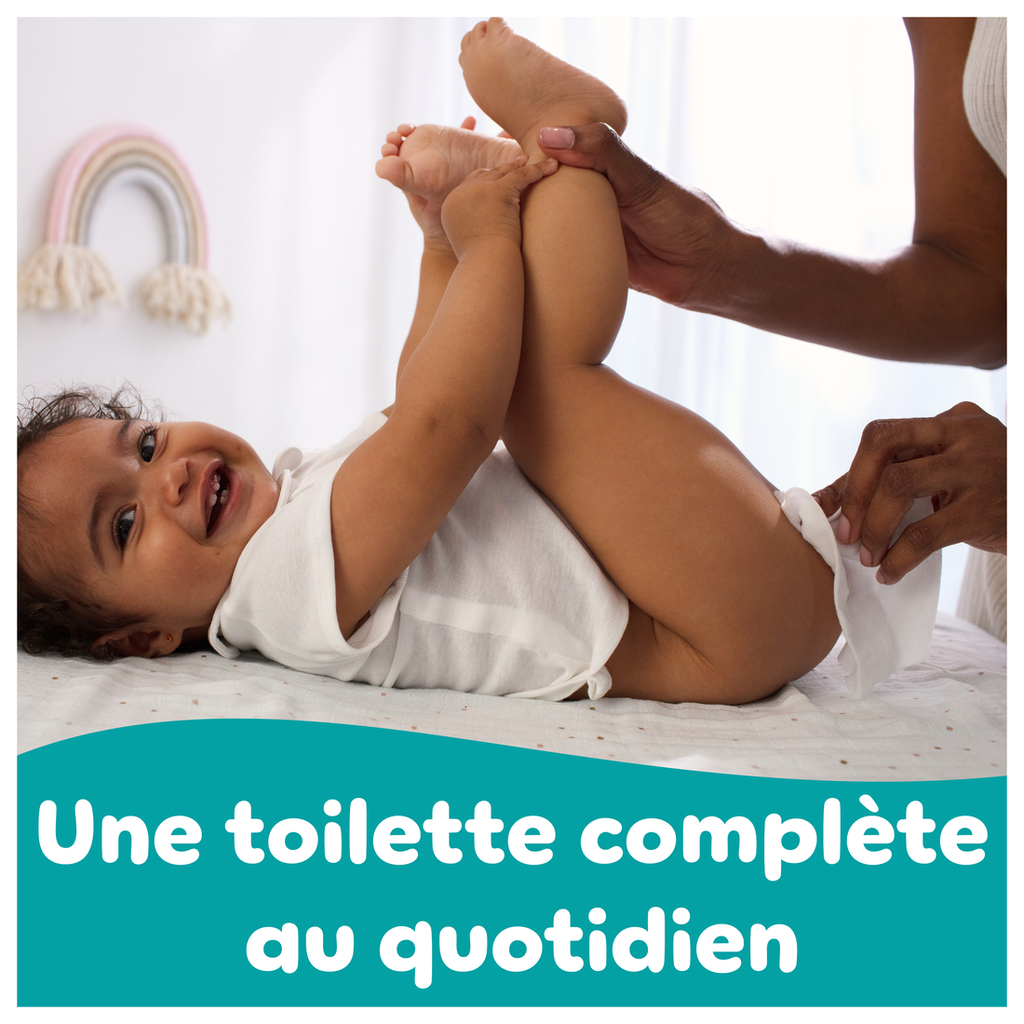 Pampers Fresh & Clean Lingettes pour Bébé, 3 Paquets De 80 Lingettes = 240 Lingettes, Une Toilette Complète