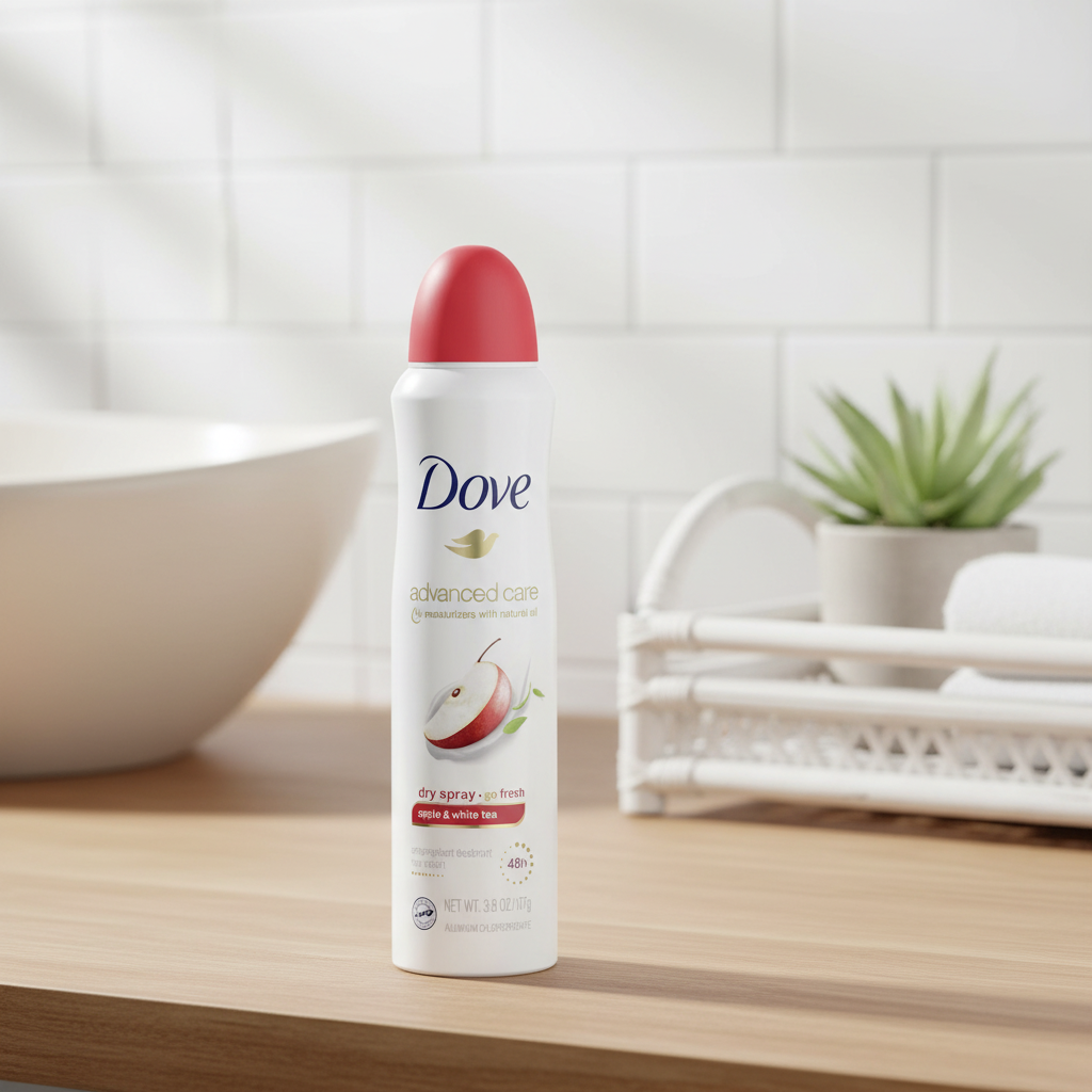 DOVE Déodorant spray Soin avancé Pomme & thé blanc - 250 ml