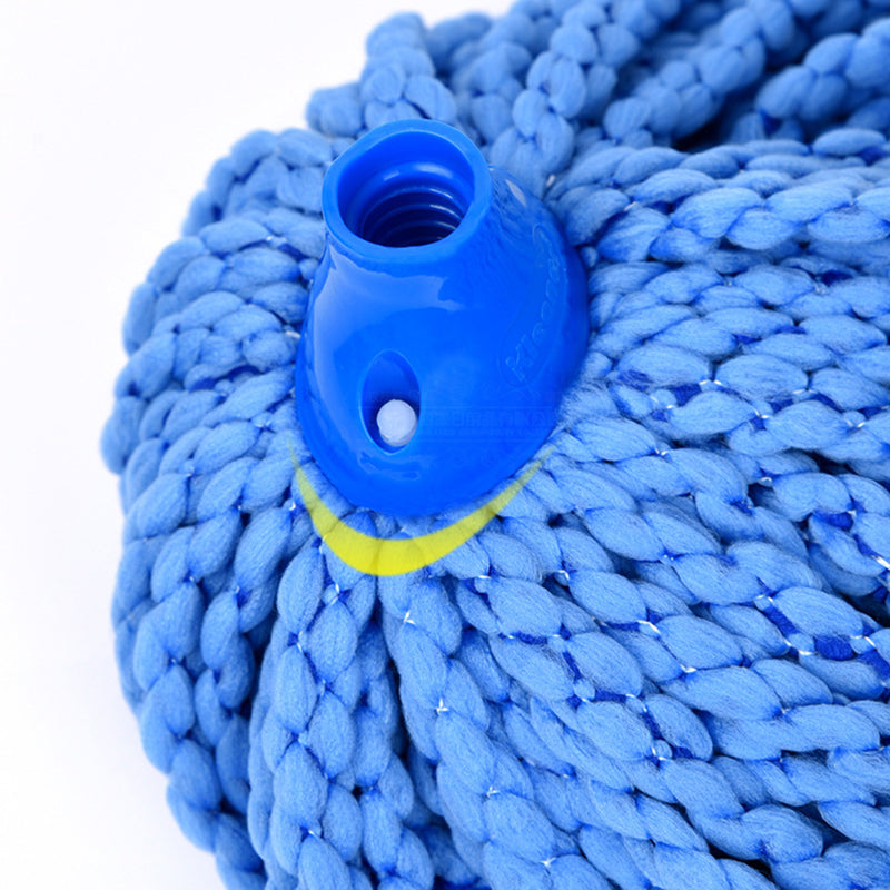 Recharge de tête de serpillière humide en microfibre bleue 160g, recharge de tête de serpillière à super absorption