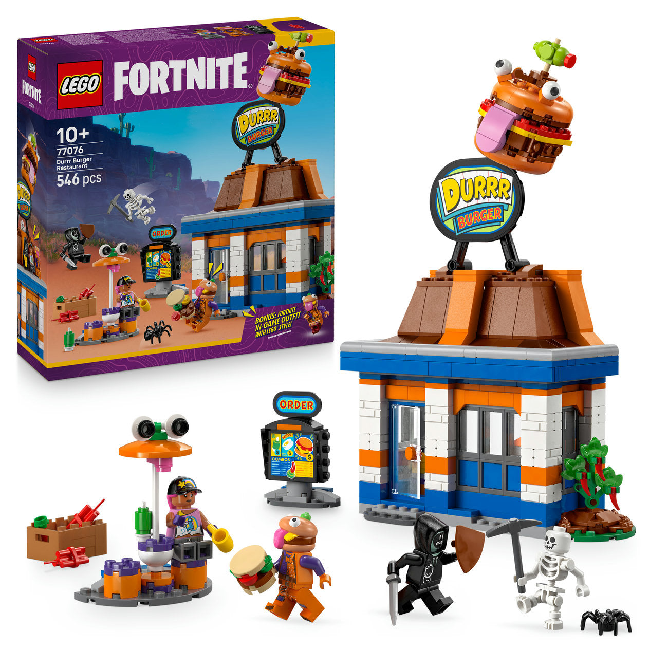 LEGO Fortnite 77076 Pack Restaurant Durrr Burger