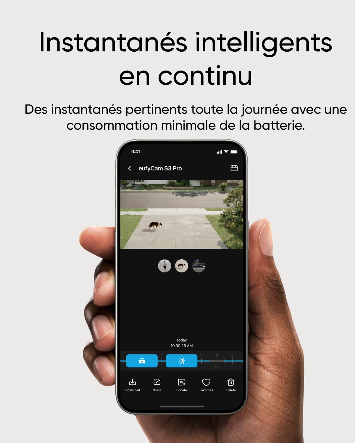 eufy Security S3 Pro 3+1 Kit, Caméra de surveillance sans fil WiFi 4K avec panneau solaire, Vision nocturne MaxColor, Reconnaissance faciale par IA, Stockage local, Aucun frais mensuel